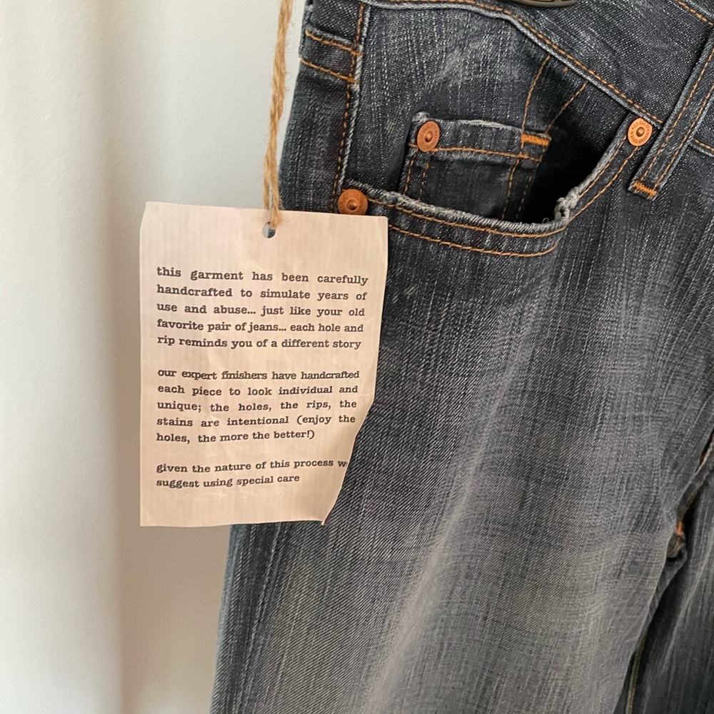 Vintage Y2K 7 For All Mankind Dojo jeans size 32 NWT - Picture 6 of 12